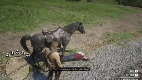 Young dude tried to bamboozle me.