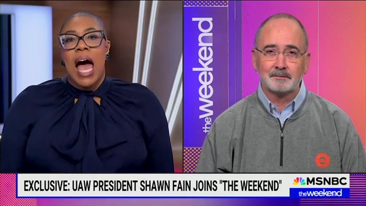 UAW President Defends Trump Tariffs In Verbal Slugfest With Befuddled MSNBC Hosts