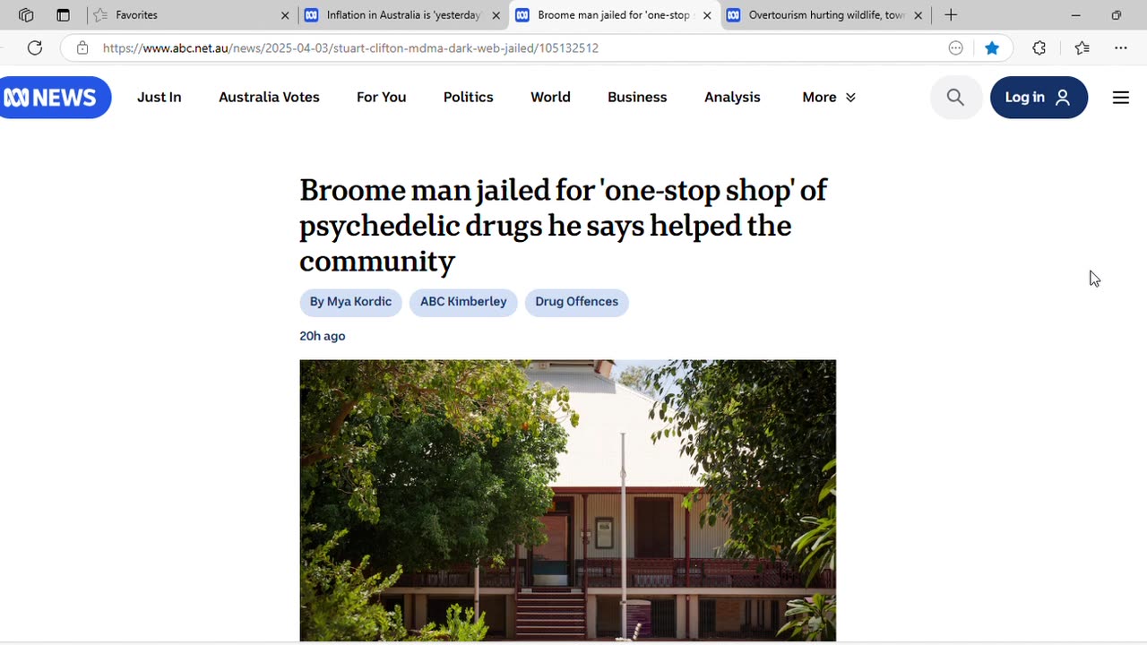 Three ABC articles about cliffs and Cliftons are likely comms about the Clintons