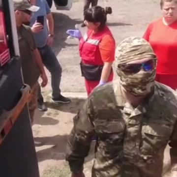 In Ukraine, terrorists with weapons seized a minibus. Along