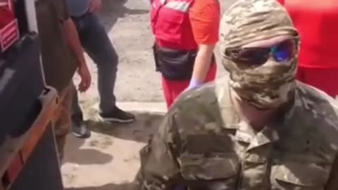 In Ukraine, terrorists with weapons seized a minibus. Along