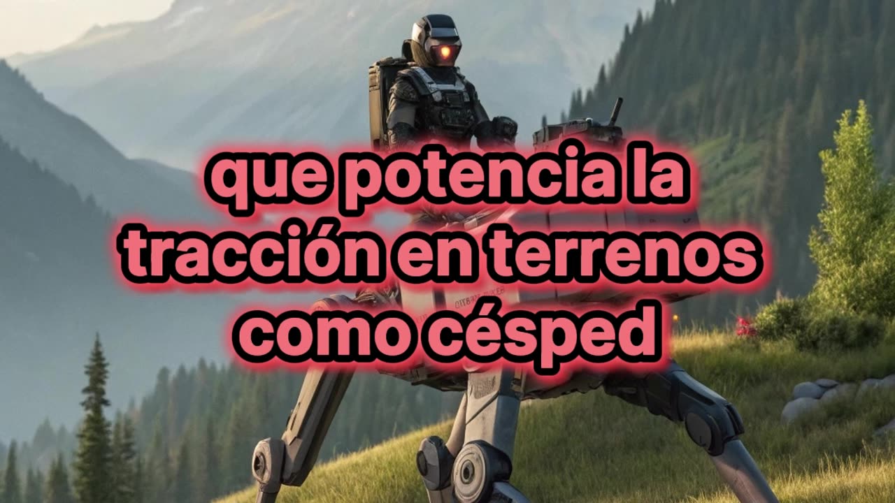Robot cuadrúpedo impulsado por hidrógeno.