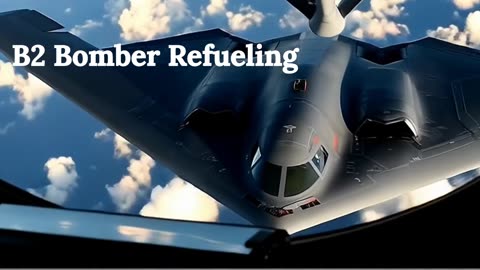 ✈️B-2 Spirit Stealth Bomber Refueling Mid-Air! 🛢️ Flying Wing Precision Above the Clouds ☁️🔥 #shorts
