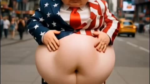 Baby Trump’s Belly Just Broke the Internet! 😂🍔