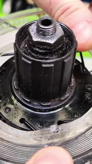 Bicycle chain drop protection for wheel spokes.