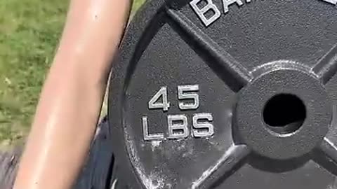 45 lb PLATE VS 50 COW SNIPER RIFLE
