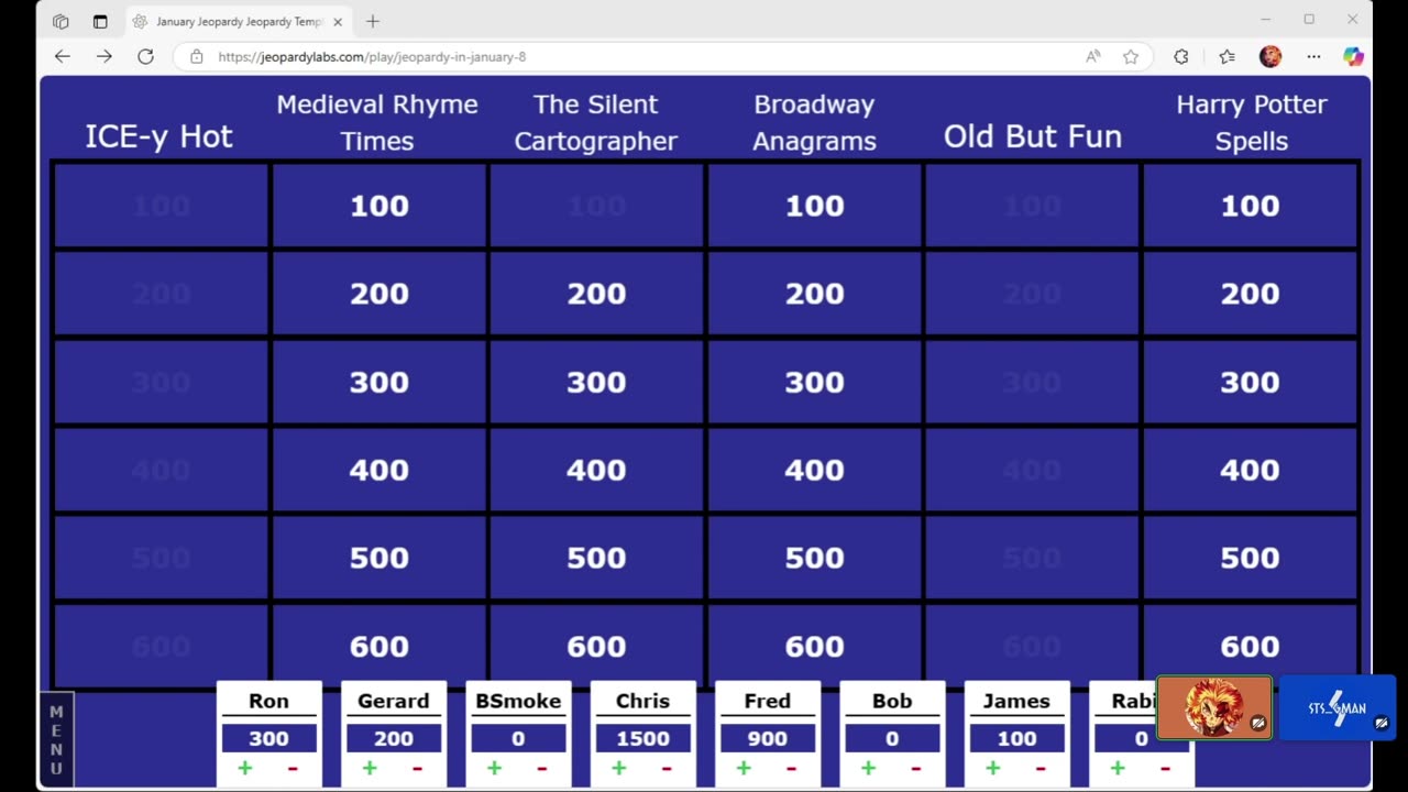 Some nerds play Custom made Jeopardy Epi.16