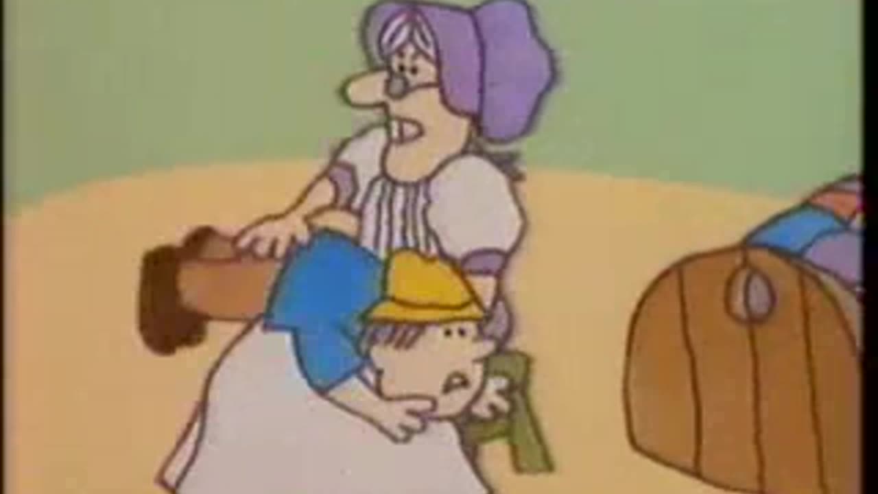 Old Lady in a Shoe - F/m spanking