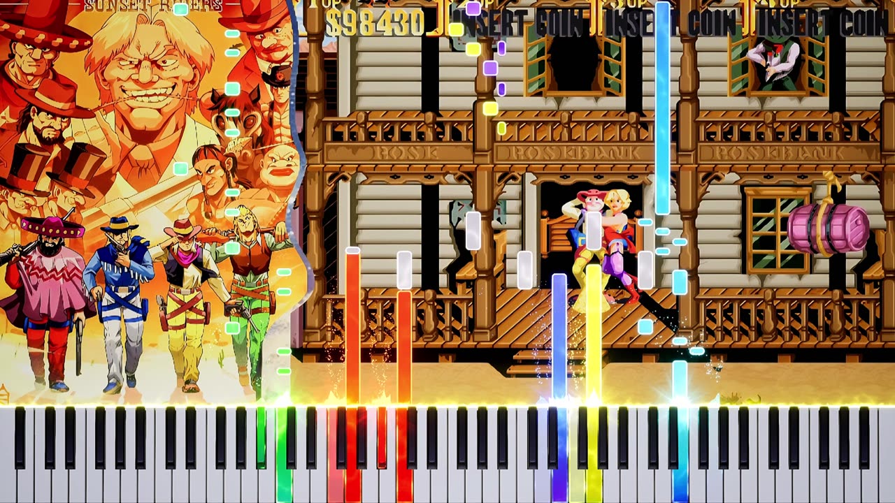 Sunset Riders 🏹 Fight Bravely 🎹MIDI🎹