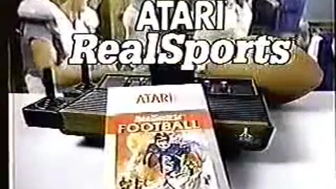 RealSports Football Video Game for Atari 2600 TV Commercial from 1982 with Ed "Too Tall" Jones