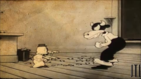 Oswald the Lucky Rabbit: Teacher's Pests spanking