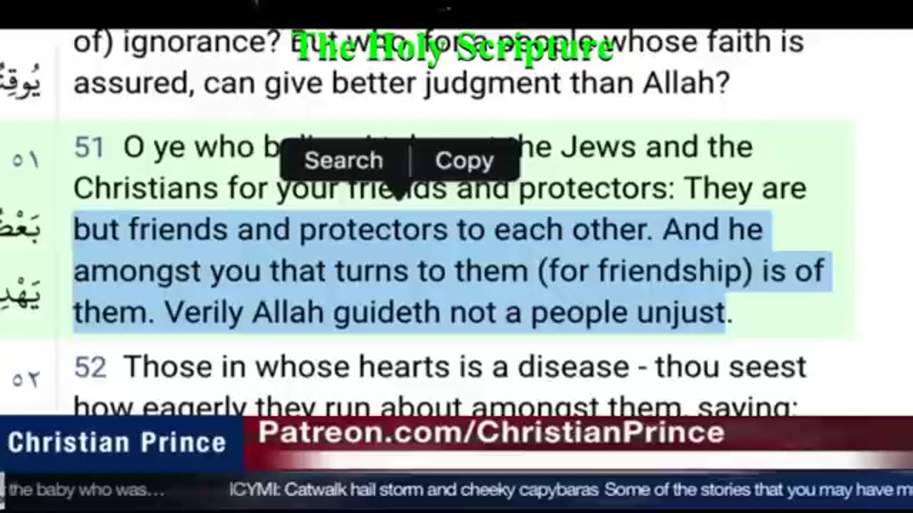 Christian prince He said in Iran there is no gays