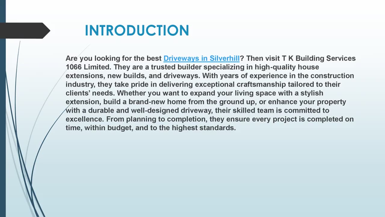 Looking for the best Driveways in Silverhill