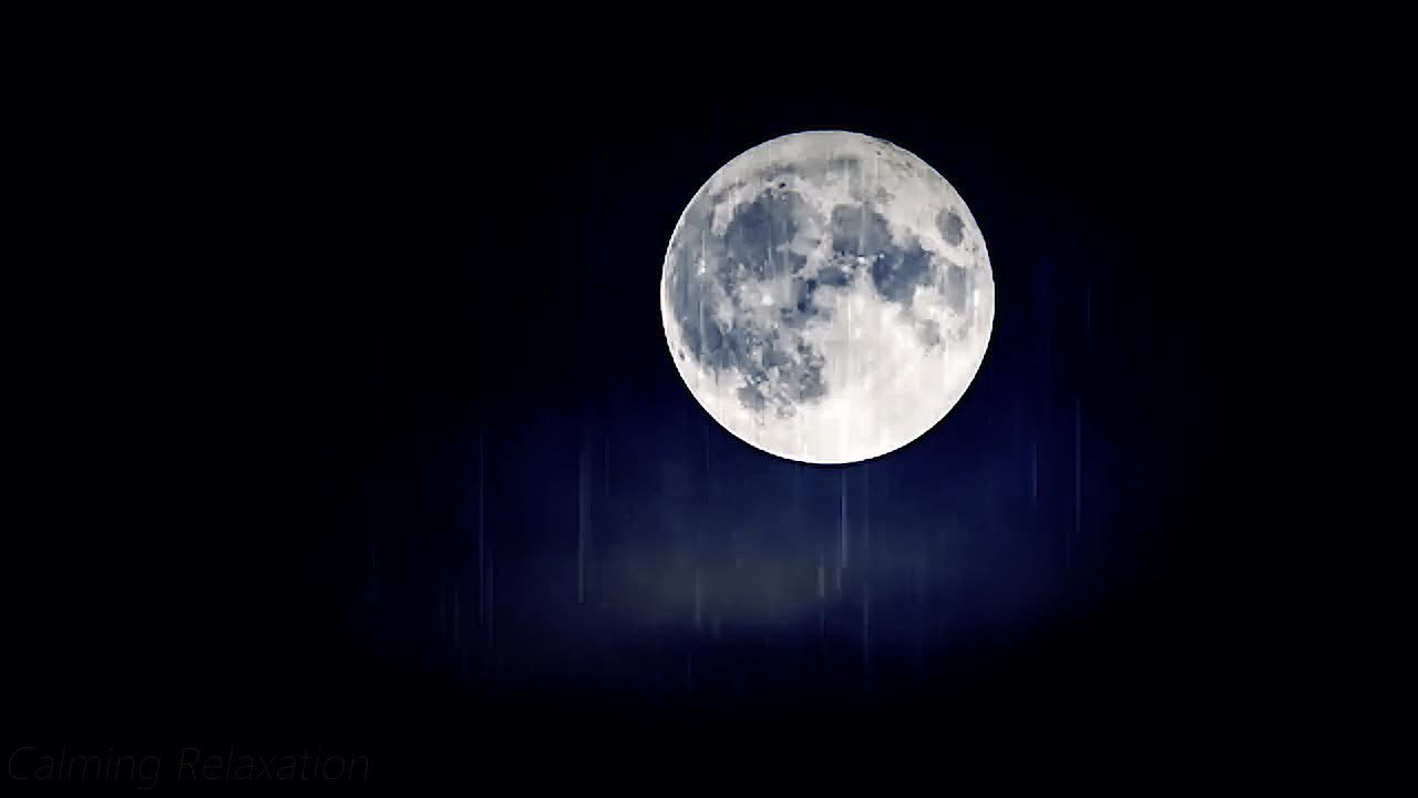 The sounds of rain and soft relaxing music — calmness and balance, music for meditation and sleep