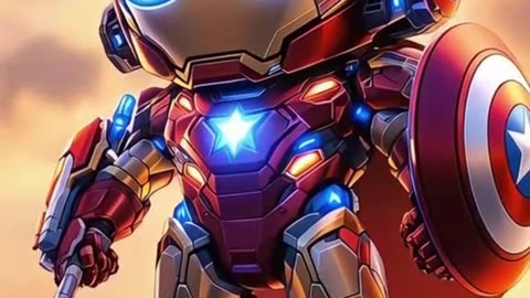 Iron Man Captain America vs. #youtube #marvel #shorts #youtubeshorts