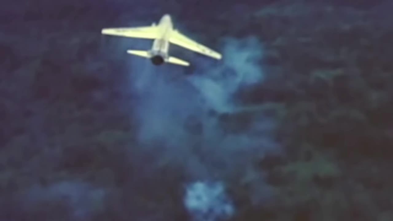 US Navy airstrikes over Vietnam