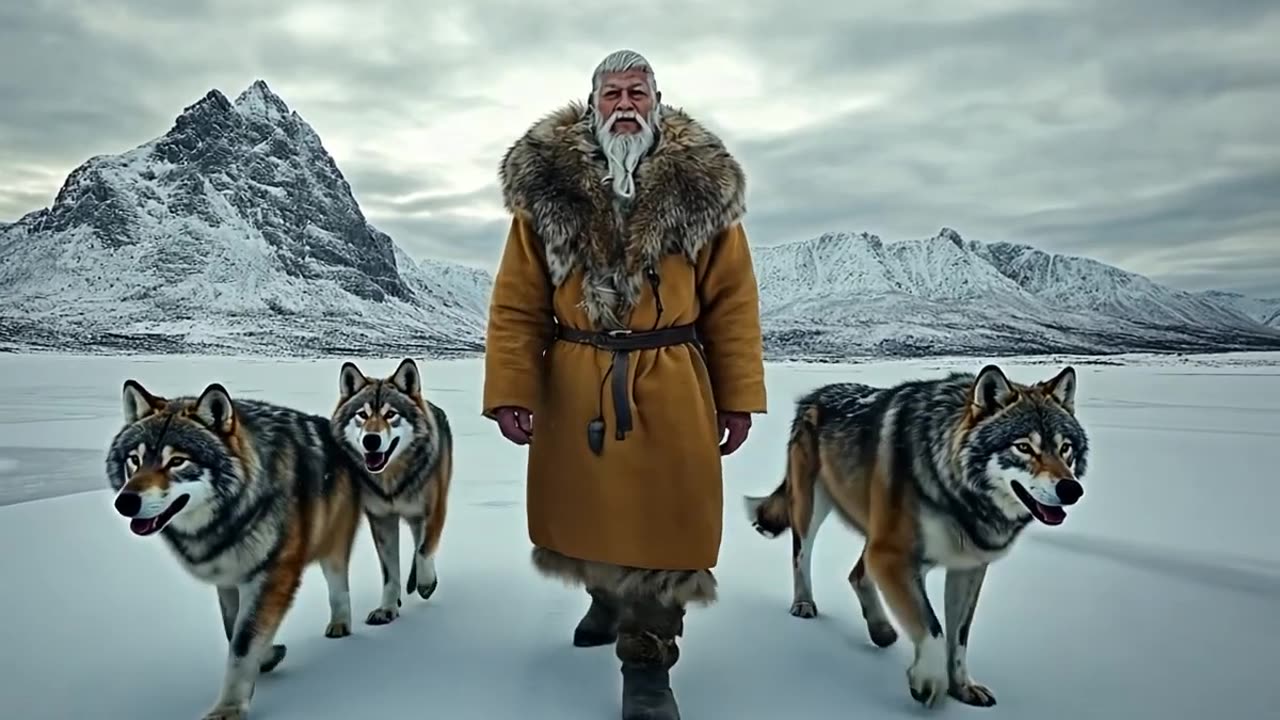 snow man AI music video made with Midjourney and RunwayML_5