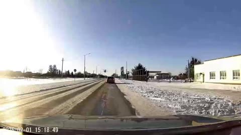 Russian Soldier Films Ukrainian Drone Slamming into Lead Vehicle in Belgorod