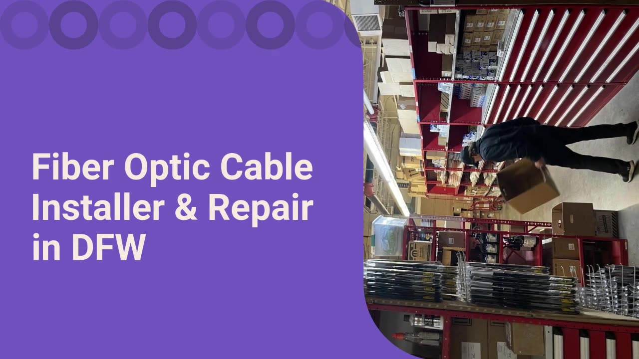 Fiber Optic Installer Services in DFW