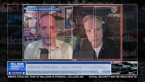 CHUCK TODD AND JAKE TAPPER TAKE NO BLAME