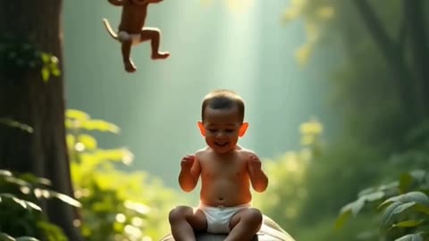 Jungle Journey A Baby’s Ride on a Gentle Giant #turtle