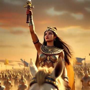 A Pharaoh's divine journey through ancient Egypt. #ai #aigenerated #aiart #Egypt #pharaoh #mystical