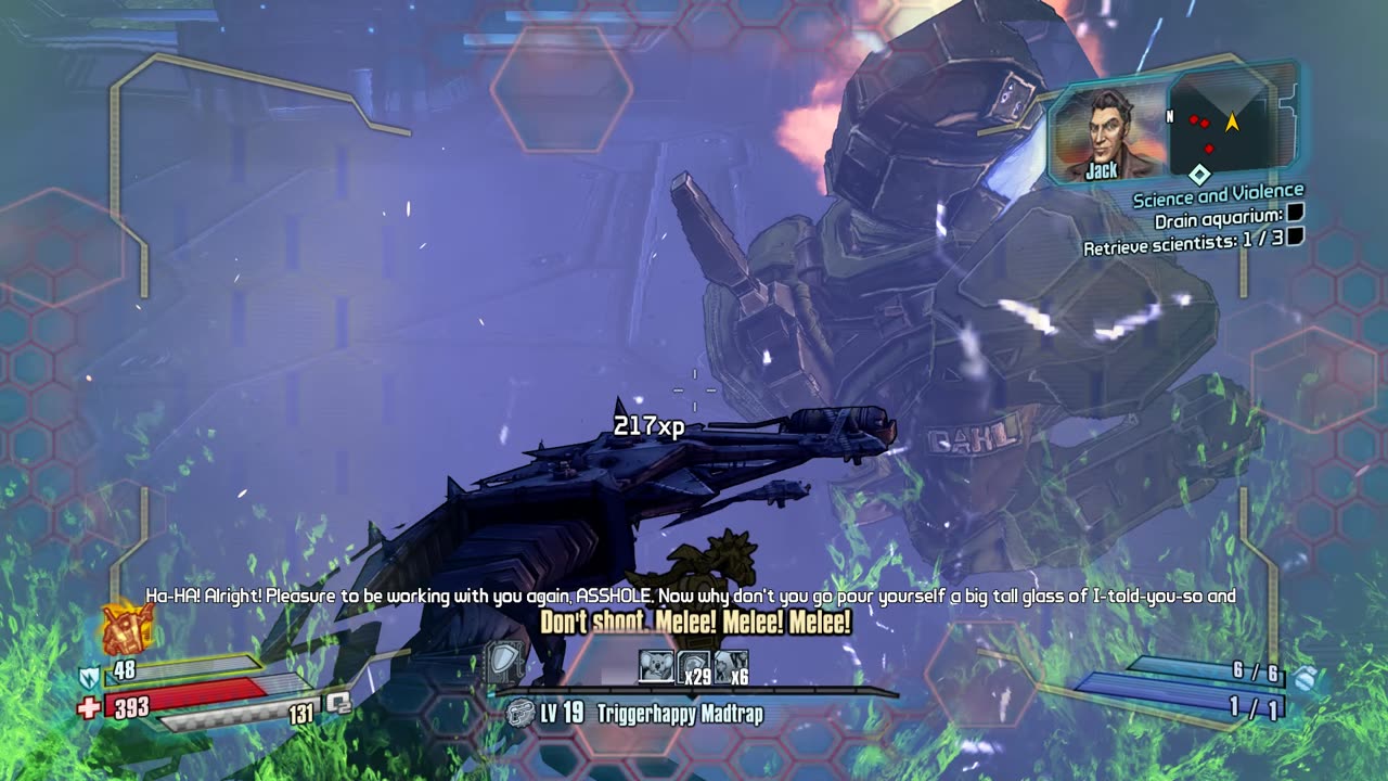 Borderlands The Pre Sequel Walkthrough Part 21 (Dumb Scientists) (No Commentary)