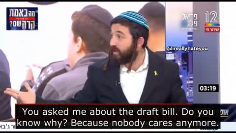 Israeli MK Zvi Sukkot on Channel 12...