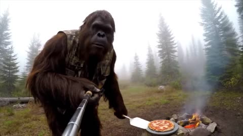 Bigfoot VLOG - Cooking Pizza