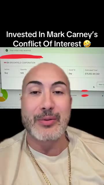 Invested In Mark Carney's Conflict Of Interest