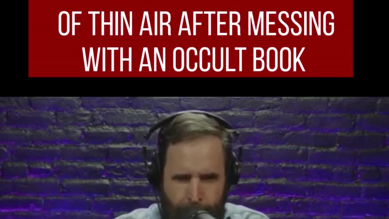 Duncan Trussell had a penny manifest out of thin air after messing with an occult book