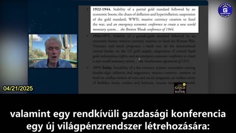 【HU】Négy különböző globális monetáris rendszer létezett az elmúlt 150 évben