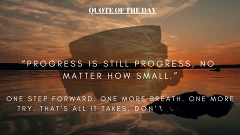 "QUOTE OF THE DAY"
