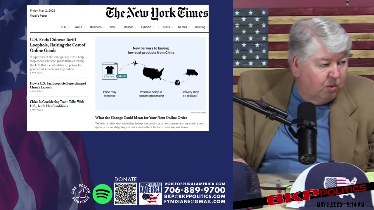 Raffensperger Eyes 2026 Georgia Race as Trump’s Tariffs Reshape U.S.-China Trade