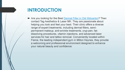 Best Dermal Filler in Old Wolverton