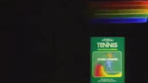 Tennis by Activision Video Game for the Atari 2600 TV Commercial from 1981