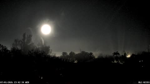 Siesta key florida moon