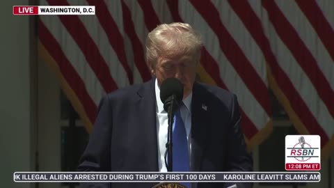 Trump says tax cuts 'part of the religion' at National Day of Prayer event