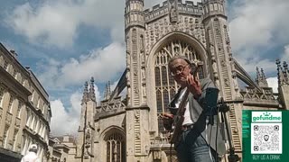 Jazz Nano Street Edition: Busking in Bath, England: 2025 Tour in UK