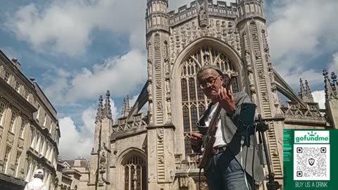 Jazz Nano Street Edition: Busking in Bath, England: 2025 Tour in UK