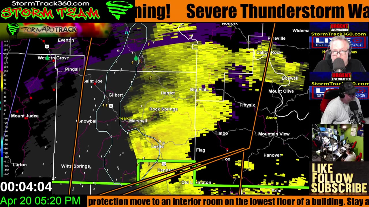 LIVE SEVERE WEATHER COVERAGE - Arkansas & Missouri Ozarks