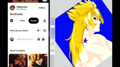 Drawing Dio Brando
