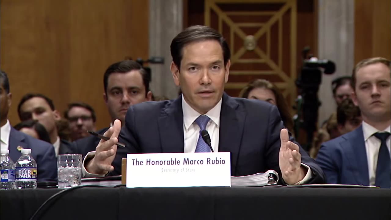 Marco Rubio Discusses Syria At Senate Hearing