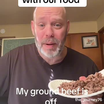 American who says “I've been a chef for nearly 30 yrs” says our ground beef in America has changed,