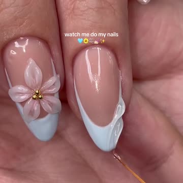 Light Sky Nail Art