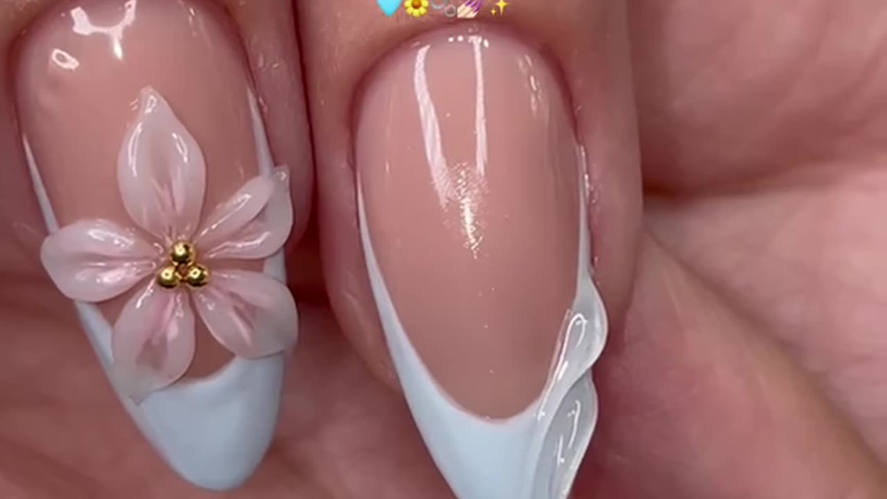 Light Sky Nail Art