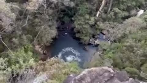 Australian Death Diver Tries to Break the Highest Dive Record and Completely Wrecks Himself