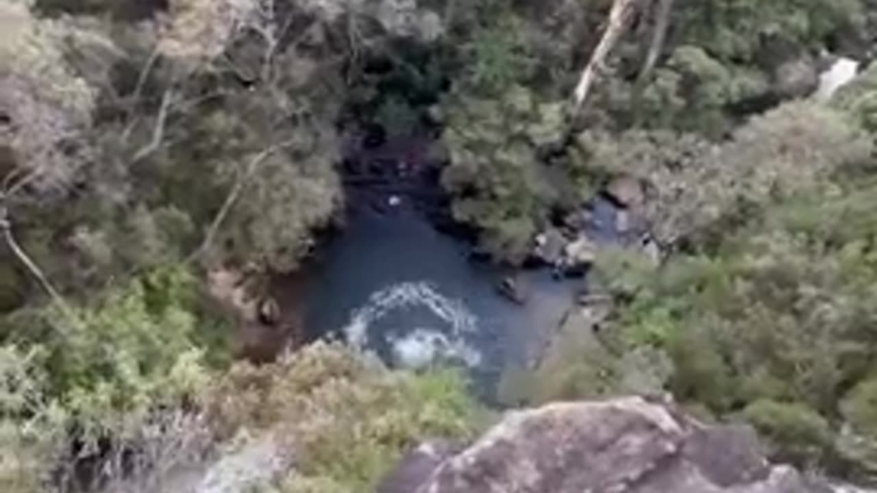 Australian Death Diver Tries to Break the Highest Dive Record and Completely Wrecks Himself
