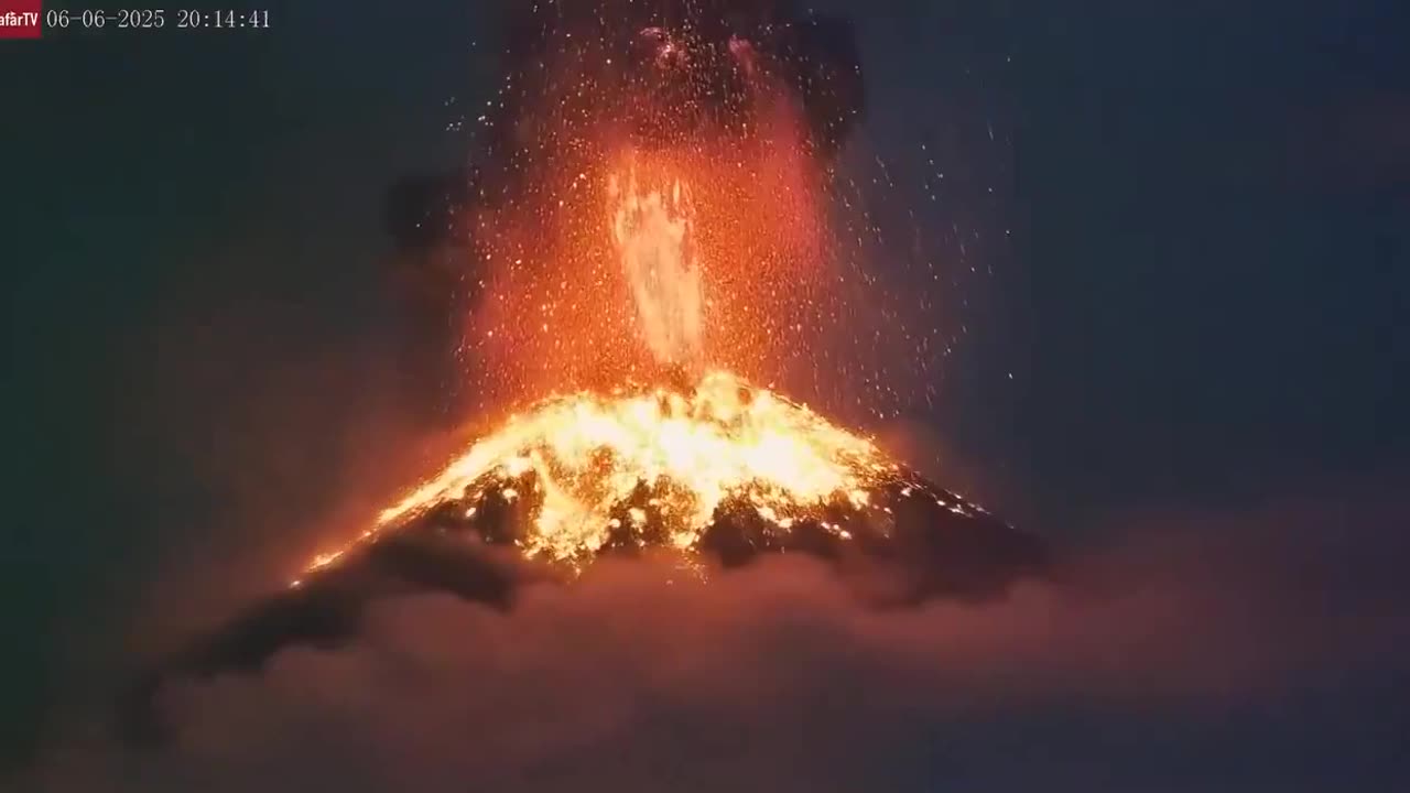 Meanwhile in Guatemala Another day another Volcano erupts - Mt. Fuego.