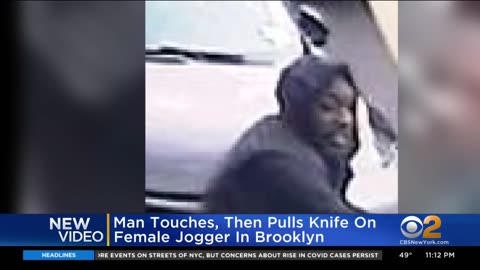 Police search for black man who touched and then pulled knife on jogger in Brooklyn
